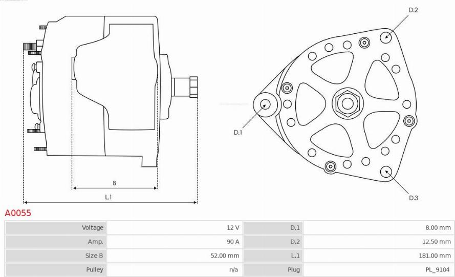 AS-PL A0055 - Ģenerators adetalas.lv