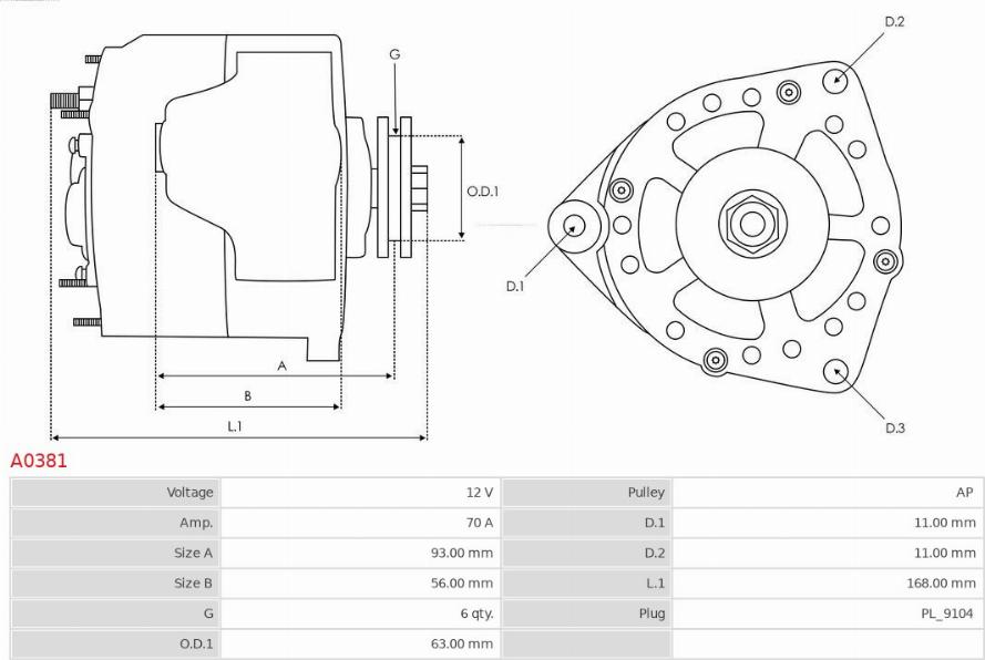 AS-PL A0381 - Ģenerators adetalas.lv