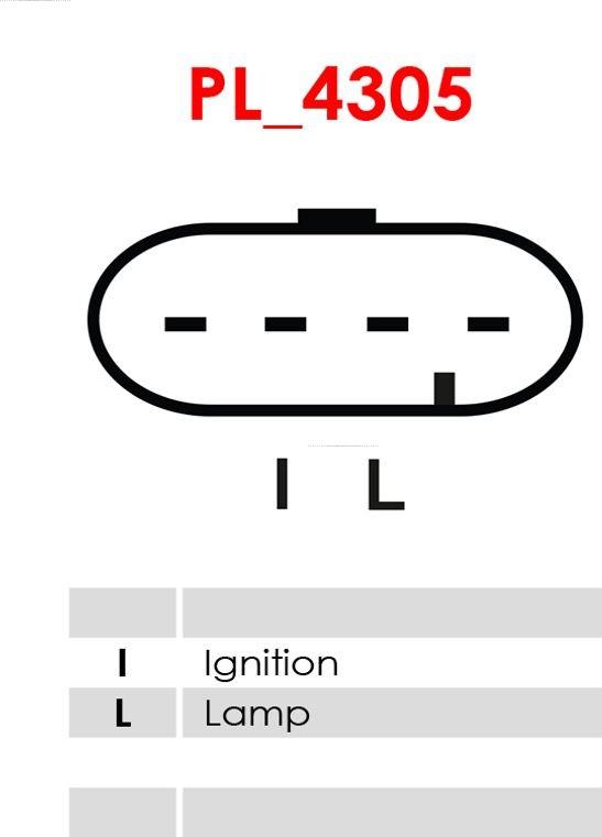 AS-PL ARE1041 - Ģeneratora sprieguma regulators adetalas.lv