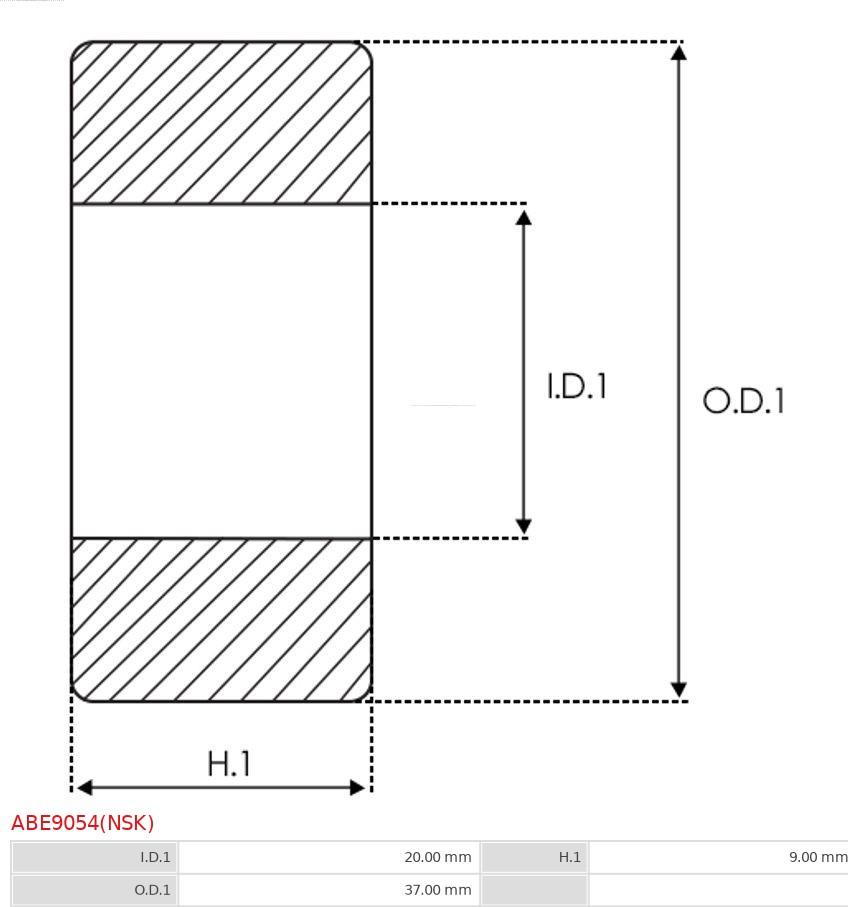 AS-PL ABE9054(NSK) - Gultnis adetalas.lv