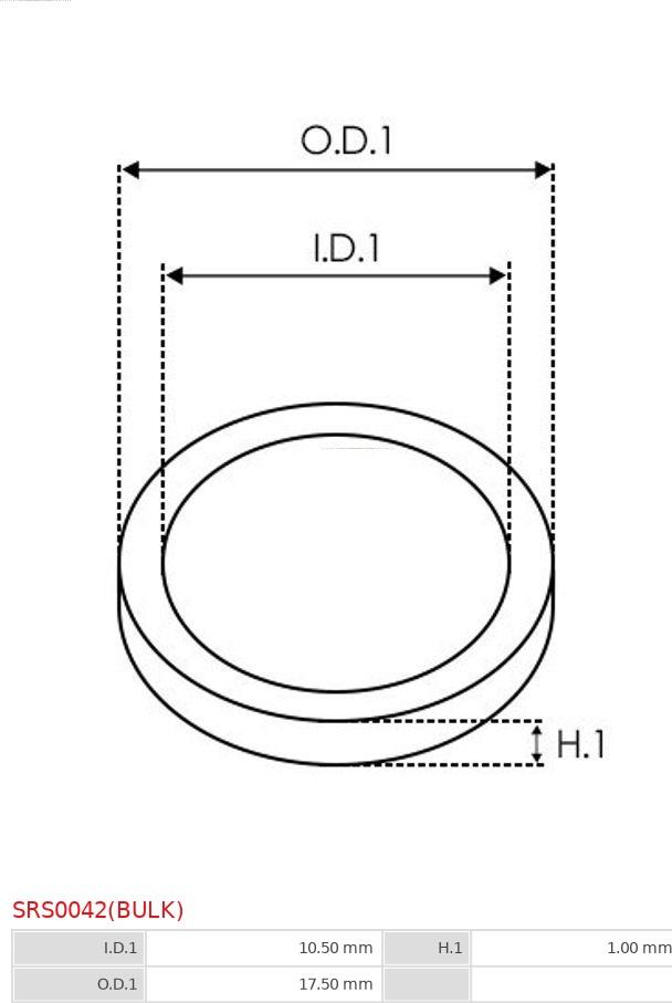 AS-PL SRS0042(BULK) - Remkomplekts, Ģenerators adetalas.lv