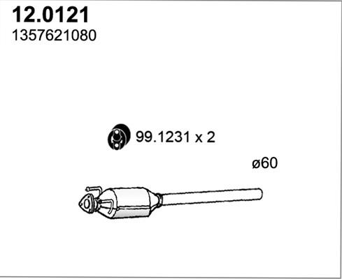 ASSO 12.0121 - Katalizators adetalas.lv