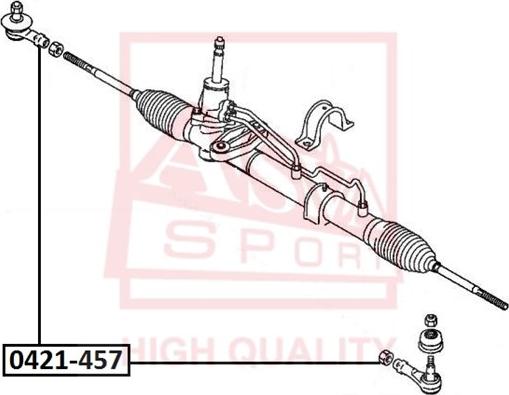 ASVA 0421-457 - Stūres šķērsstiepņa uzgalis adetalas.lv