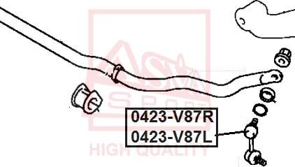 ASVA 0423-V87L - Stiepnis / Atsaite, Stabilizators adetalas.lv