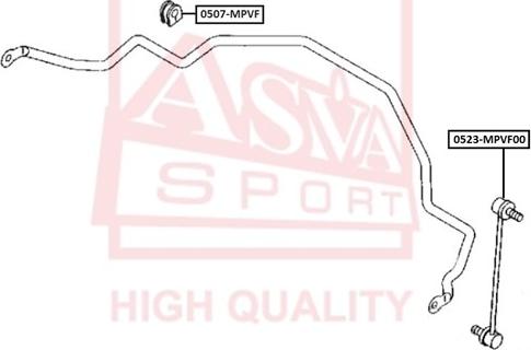 ASVA 0523-MPVF00 - Stiepnis / Atsaite, Stabilizators adetalas.lv