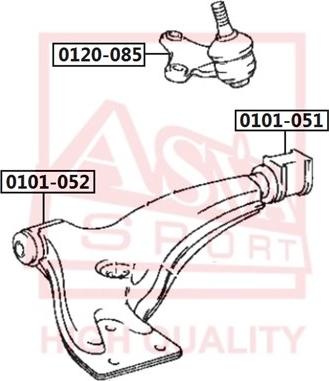 ASVA 0120-085 - Balst / Virzošais šarnīrs adetalas.lv