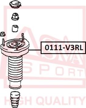 ASVA 0111-V3RL - Amortizatora statnes balsts adetalas.lv