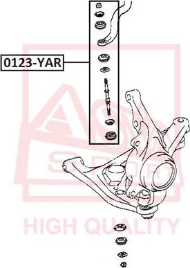 ASVA 0123-YAR - Stiepnis / Atsaite, Stabilizators adetalas.lv