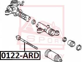ASVA 0122-ARD - Aksiālais šarnīrs, Stūres šķērsstiepnis adetalas.lv
