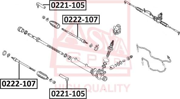 ASVA 0221-105 - Stūres šķērsstiepņa uzgalis adetalas.lv