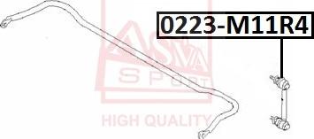 ASVA 0223-M11R4 - Stiepnis / Atsaite, Stabilizators adetalas.lv