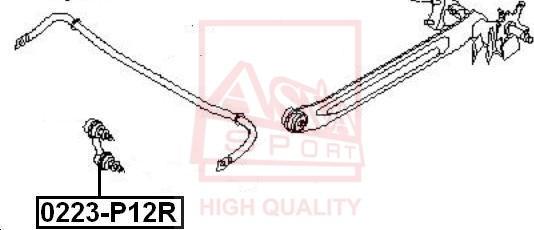 ASVA 0223-P12R - Stiepnis / Atsaite, Stabilizators adetalas.lv