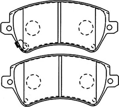 Magneti Marelli 363700203120 - Bremžu uzliku kompl., Disku bremzes adetalas.lv