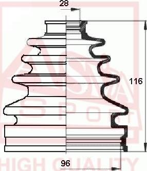 ASVA ASBT-816 - Putekļusargs, Piedziņas vārpsta adetalas.lv