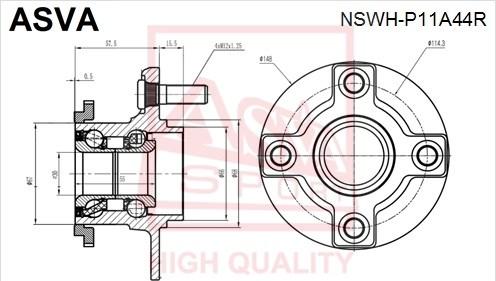 ASVA NSWH-P11A44R - Riteņa rumba adetalas.lv