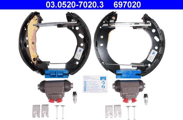 ATE 03.0520-7020.3 - Bremžu loku komplekts adetalas.lv