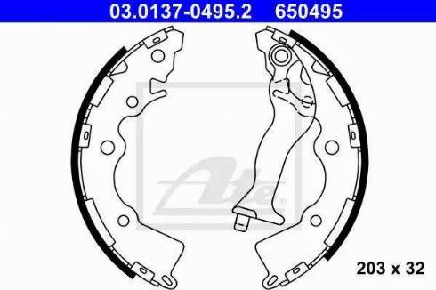 Alpha Brakes HST-KA-323 - Bremžu loku komplekts adetalas.lv