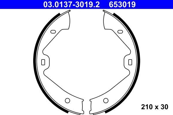 ATE 03.0137-3019.2 - Bremžu loku kompl., Stāvbremze adetalas.lv