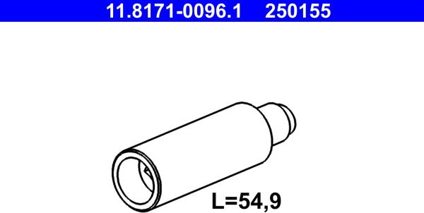 ATE 11.8171-0096.1 - Vadīkla, Bremžu suports adetalas.lv