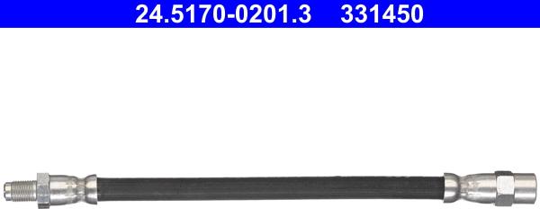 ATE 24.5170-0201.3 - Bremžu šļūtene adetalas.lv