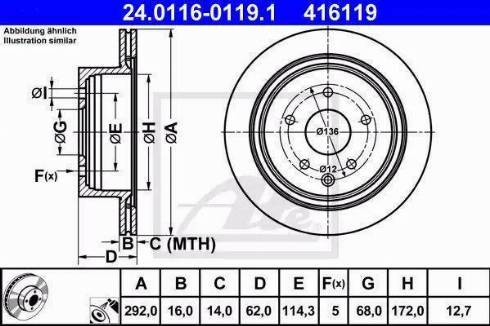 Alpha Brakes HTT-NS-038 - Bremžu diski adetalas.lv