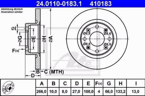 Alpha Brakes HTP-CT-007 - Bremžu diski adetalas.lv