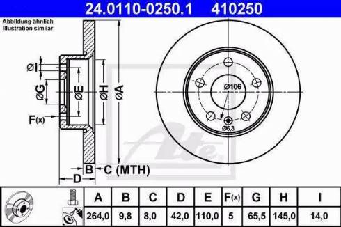 Alpha Brakes HTT-PL-003 - Bremžu diski adetalas.lv