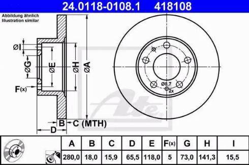 Alpha Brakes HTP-PE-016 - Bremžu diski adetalas.lv