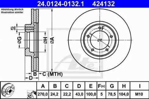 Alpha Brakes HTP-FR-027 - Bremžu diski adetalas.lv