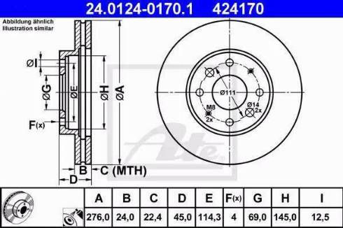 Alpha Brakes HTP-MS-026 - Bremžu diski adetalas.lv