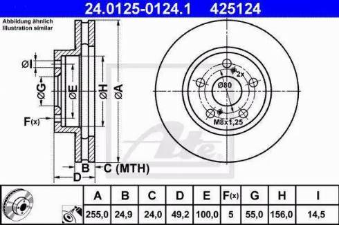 Alpha Brakes HTP-TY-108 - Bremžu diski adetalas.lv