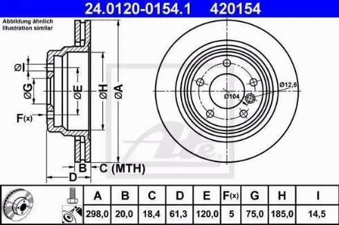 Alpha Brakes HTT-BM-007 - Bremžu diski adetalas.lv