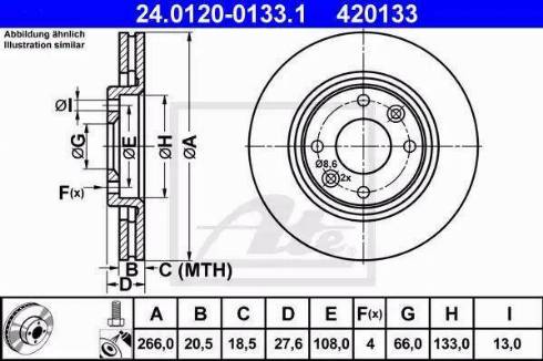 Alpha Brakes HTP-CT-006 - Bremžu diski adetalas.lv