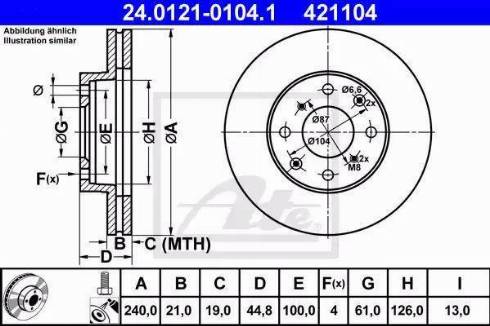 Alpha Brakes HTP-HD-025 - Bremžu diski adetalas.lv