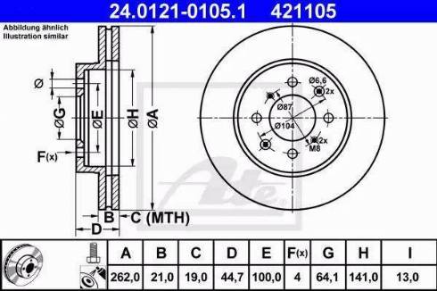 Alpha Brakes HTP-HD-026 - Bremžu diski adetalas.lv