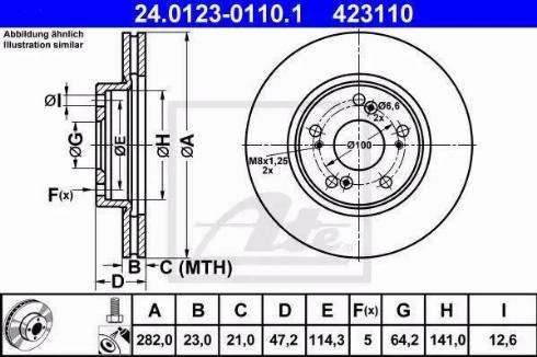 Alpha Brakes HTP-HD-048 - Bremžu diski adetalas.lv