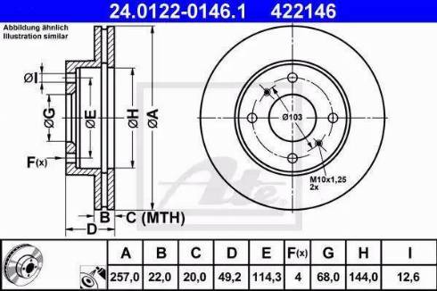 Alpha Brakes HTP-NS-056 - Bremžu diski adetalas.lv