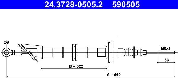 ATE 24.3728-0505.2 - Trose, Sajūga pievads adetalas.lv