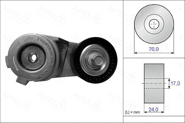 Autex 654961 - Siksnas spriegotājs, Ķīļsiksna adetalas.lv