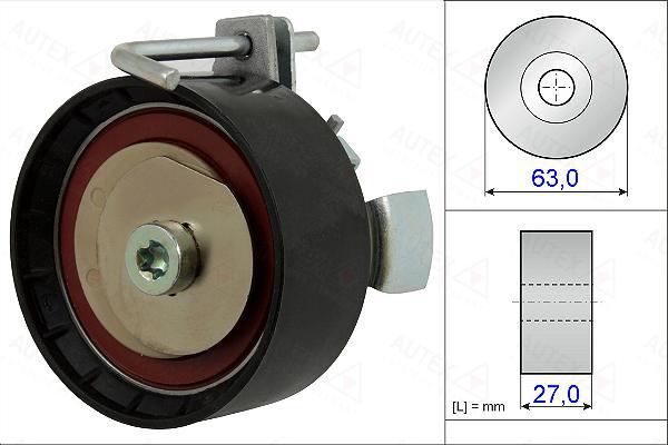 Autex 654907 - Spriegotājrullītis, Gāzu sadales mehānisma piedziņas siksna adetalas.lv