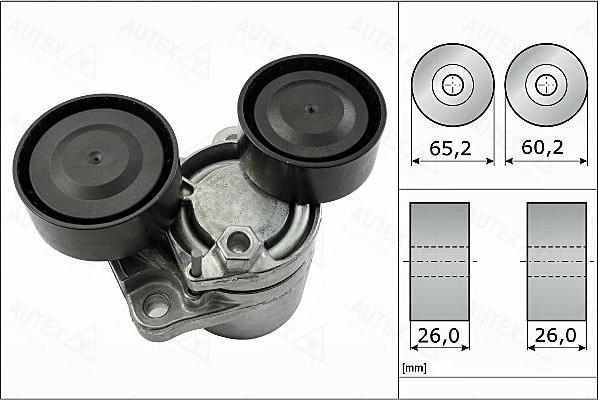 Autex 654986 - Siksnas spriegotājs, Ķīļsiksna adetalas.lv