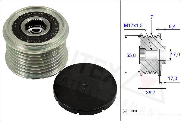 Autex 654853 - Piedziņas skriemelis, Ģenerators adetalas.lv