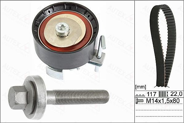 Autex 702841 - Zobsiksnas komplekts adetalas.lv