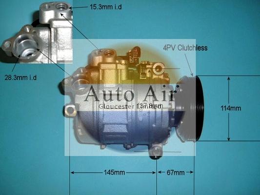 Auto Air Gloucester 14-9697P - Kompresors, Gaisa kond. sistēma adetalas.lv