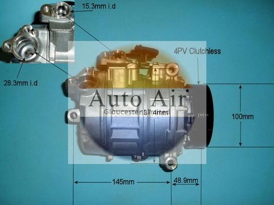 Auto Air Gloucester 14-9650 - Kompresors, Gaisa kond. sistēma adetalas.lv