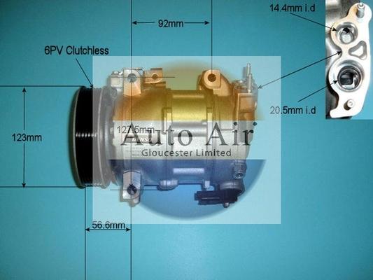 Auto Air Gloucester 14-9638 - Kompresors, Gaisa kond. sistēma adetalas.lv