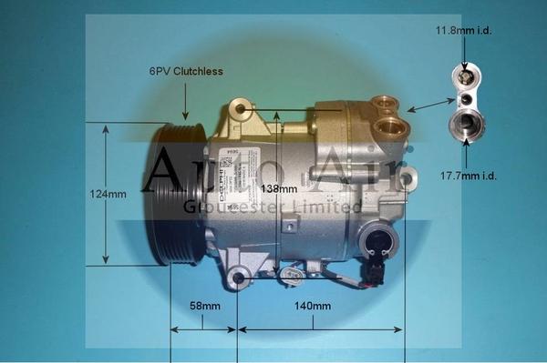 Auto Air Gloucester 14-9742 - Kompresors, Gaisa kond. sistēma adetalas.lv