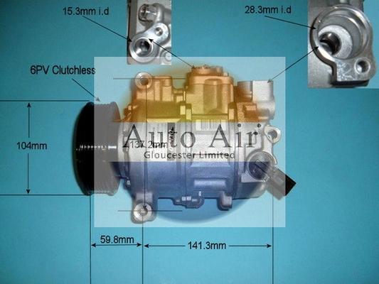 Auto Air Gloucester 14-9703 - Kompresors, Gaisa kond. sistēma adetalas.lv