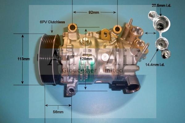 Auto Air Gloucester 14-9784 - Kompresors, Gaisa kond. sistēma adetalas.lv