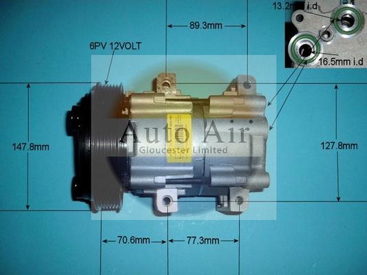 Auto Air Gloucester 14-4441 - Kompresors, Gaisa kond. sistēma adetalas.lv